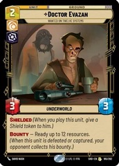 Doctor Evazan - Wanted on Twelve Systems - Foil