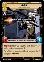 4-LOM - Bounty Hunter for Hire - Foil