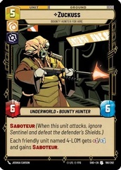 Zuckuss - Bounty Hunter for Hire - Foil