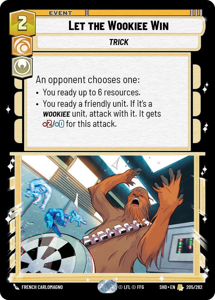 Let the Wookiee Win - Foil