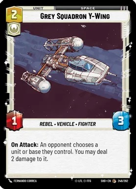 Grey Squadron Y-Wing - Foil