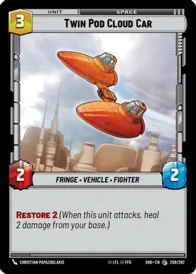 Twin Pod Cloud Car - Foil