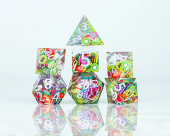 Sharp Fruit Dice Set