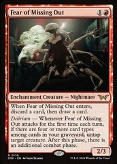 Fear of Missing Out - Foil