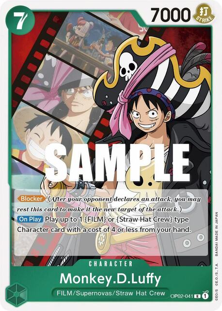 Monkey. D. Luffy - OP02-041 - R