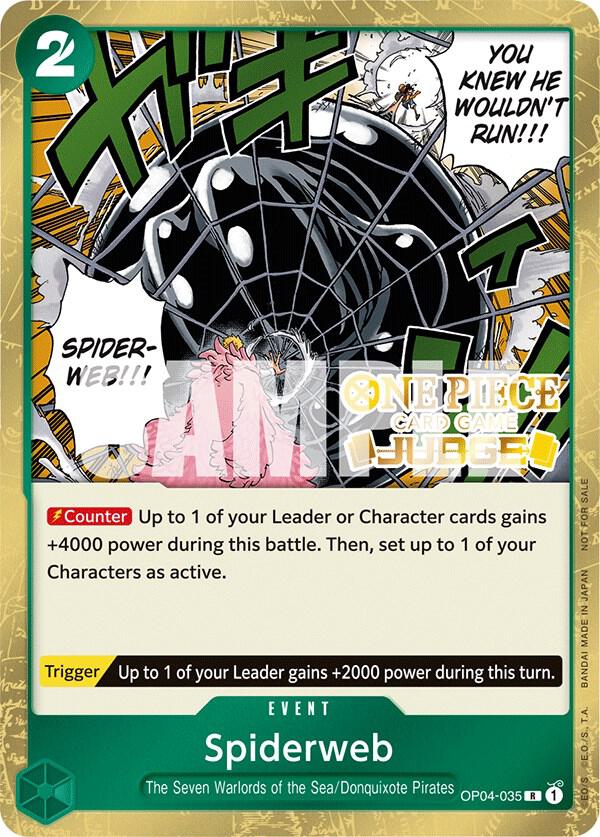 Spiderweb - OP04-035 - P (Judge Pack Vol. 3) - Foil