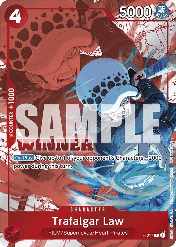 Trafalgar Law - P-017 - P (Winner Pack Vol. 7) - Foil