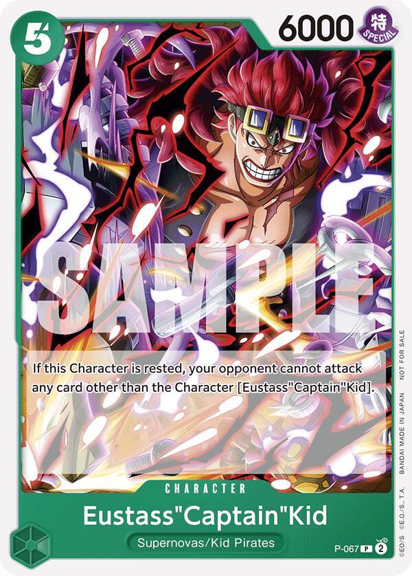 EustassCaptainKid - P-067 - P (OP-07 Pre-Release Tournament)