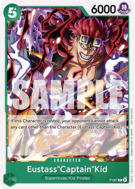 EustassCaptainKid - P-067 - P (OP-07 Pre-Release Tournament)