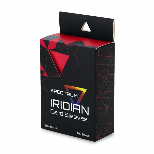 Spectrum Iridian Matte Sleeves - Red