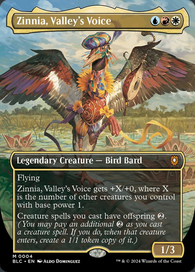 Zinnia, Valleys Voice - Foil - Borderless