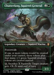 Chatterfang, Squirrel General (0082) (Borderless) (Showcase) - Foil