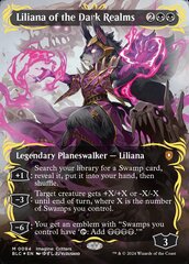 Liliana of the Dark Realms (0094) (Borderless) (Showcase) - Raised Foil