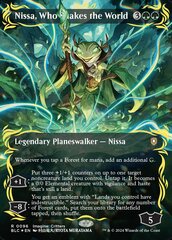 Nissa, Who Shakes the World - Raised Foil - Borderless