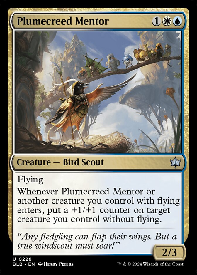 Plumecreed Mentor - Foil