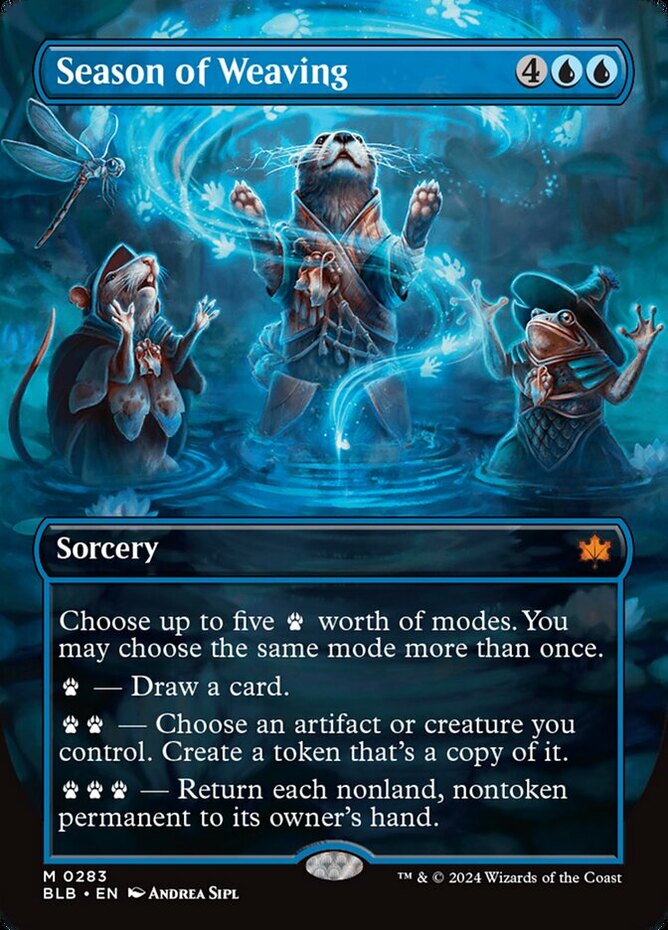 MTG Season of Weaving - Borderless, NM-Mint, English