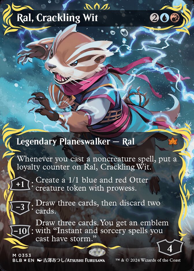 Ral, Crackling Wit - Raised Foil - Borderless