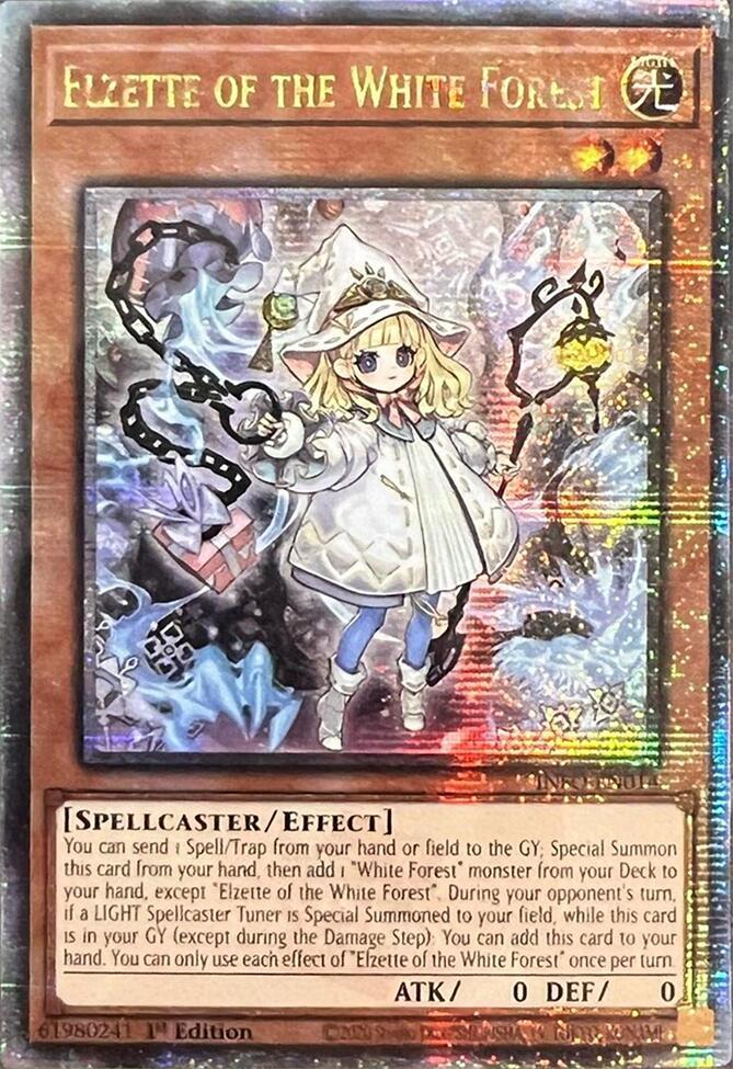 Elzette of the White Forest - INFO-EN014 - Quarter Century Secret Rare - 1st Edition