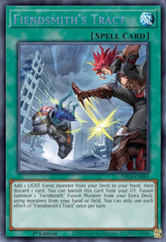 Fiendsmiths Tract - INFO-EN061 - Secret Rare - 1st Edition