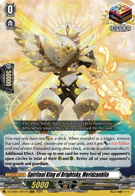 Spiritual King of Brightsky, Meridzanblia - DZ-SS01/001EN - ORRR