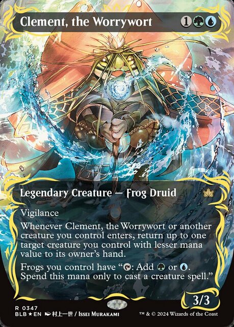 Clement, the Worrywort - Raised Foil - Borderless