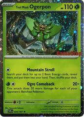 Teal Mask Ogerpon - 024/167 - Cosmos Holo Gamestop Exclusive Promo