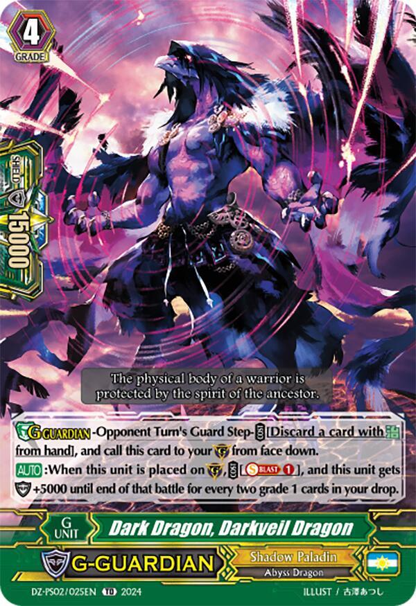 Dark Dragon, Darkveil Dragon - DZ-PS02/025EN - TD