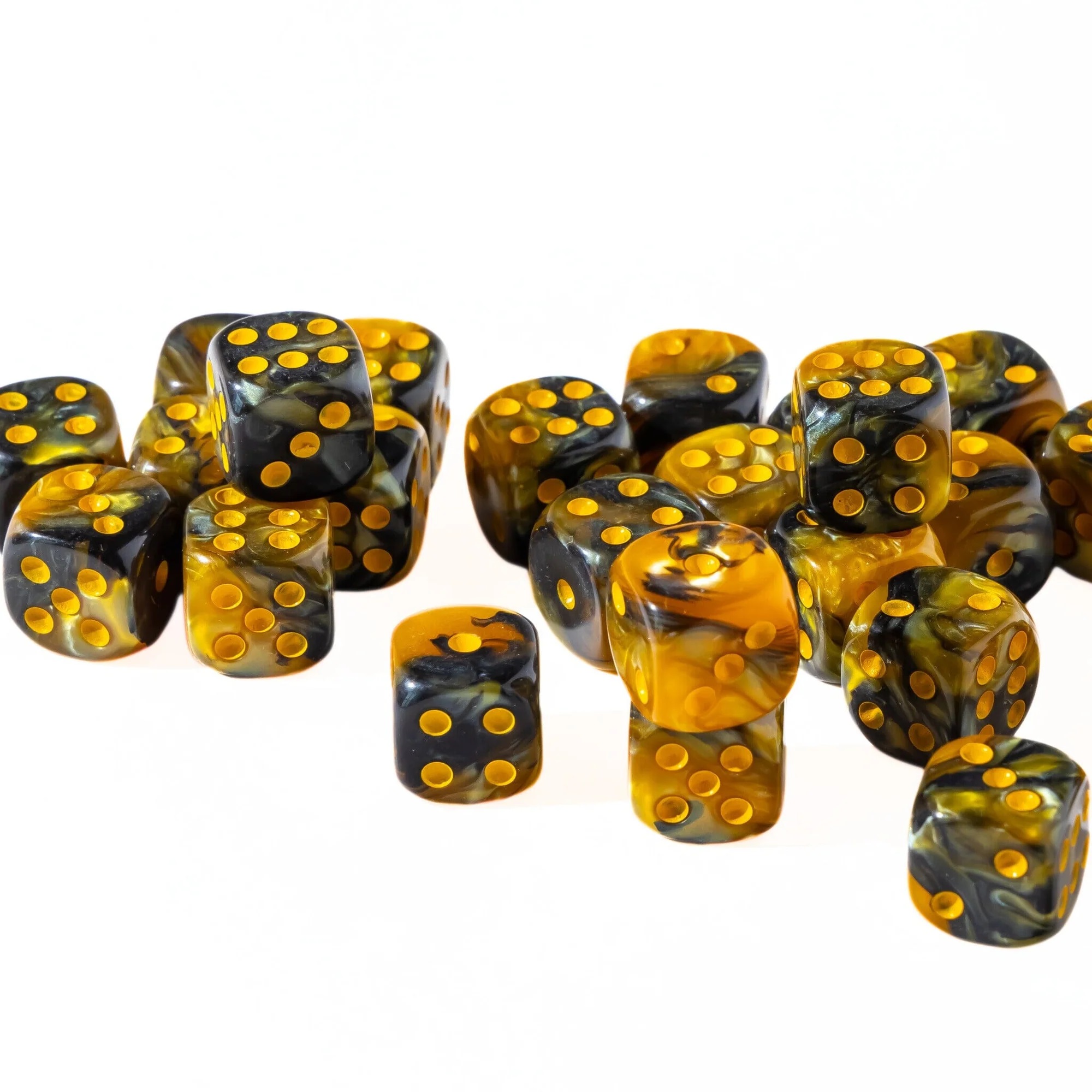 12mm D6 - Bumble Bee - 25 Count Bag
