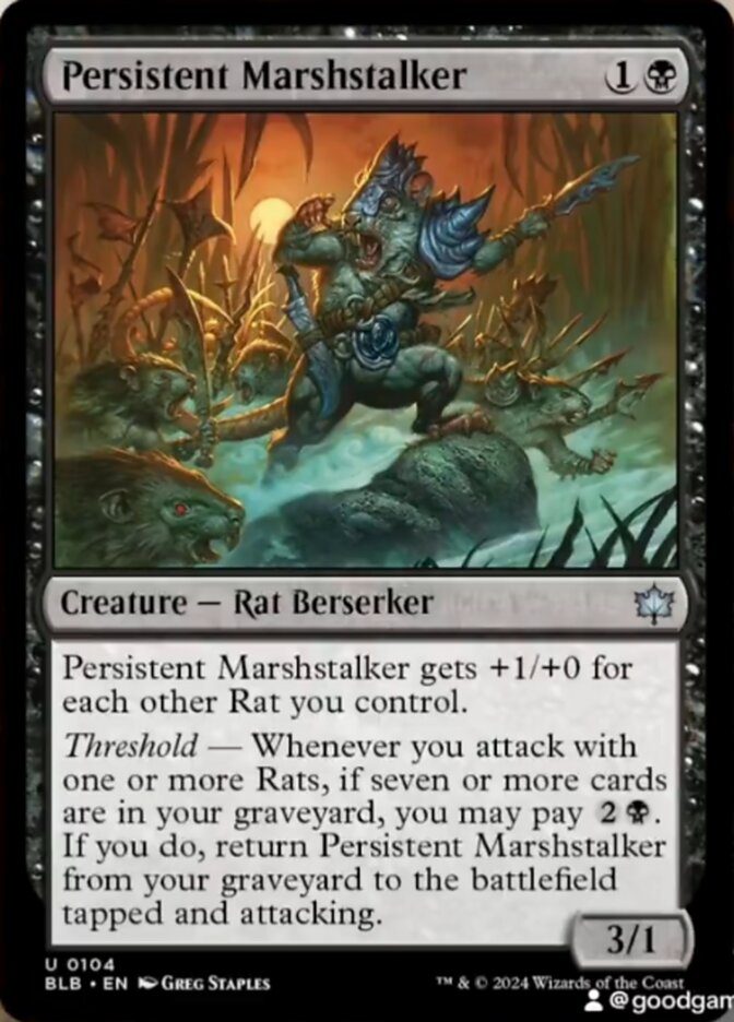 Persistent Marshstalker - Foil