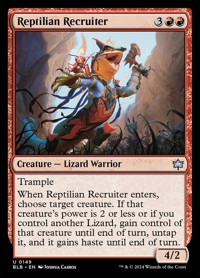 Reptilian Recruiter - Foil