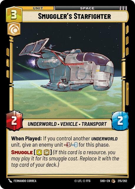 Smugglers Starfighter - Foil