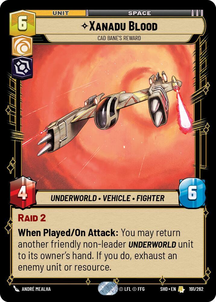Xanadu Blood - Cad Banes Reward - Foil
