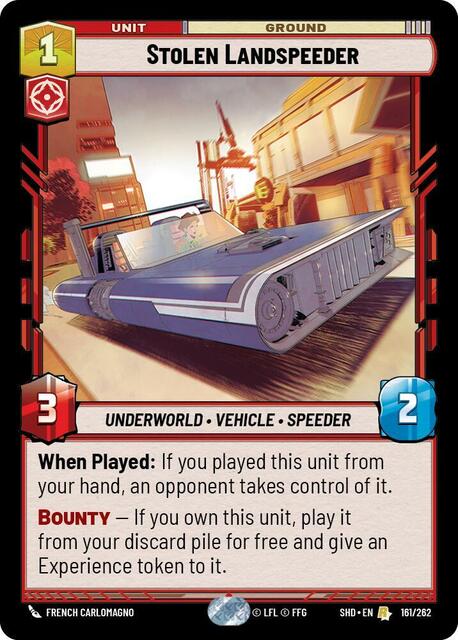 Stolen Landspeeder - Foil