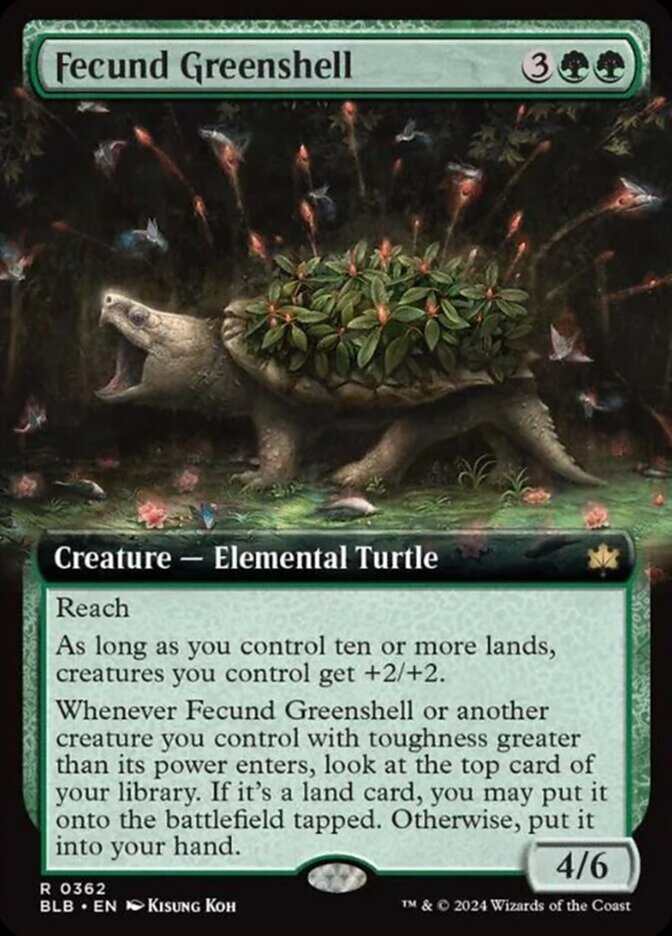 Fecund Greenshell (Extended Art)