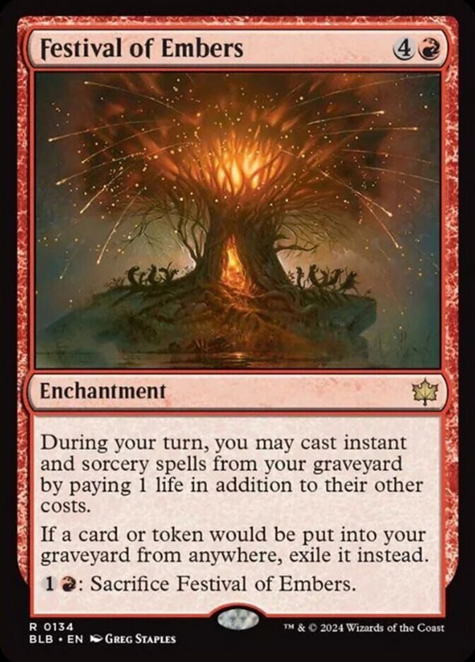 Festival of Embers - Foil