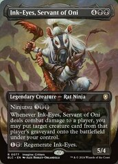 Ink-Eyes, Servant of Oni (0077) (Borderless) (Showcase) - Foil