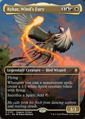 Kykar, Wind's Fury (0091) (Borderless) (Showcase) - Foil