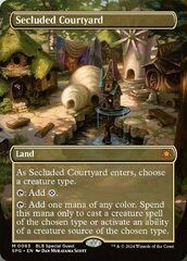 Secluded Courtyard (0063) (Borderless) - Foil