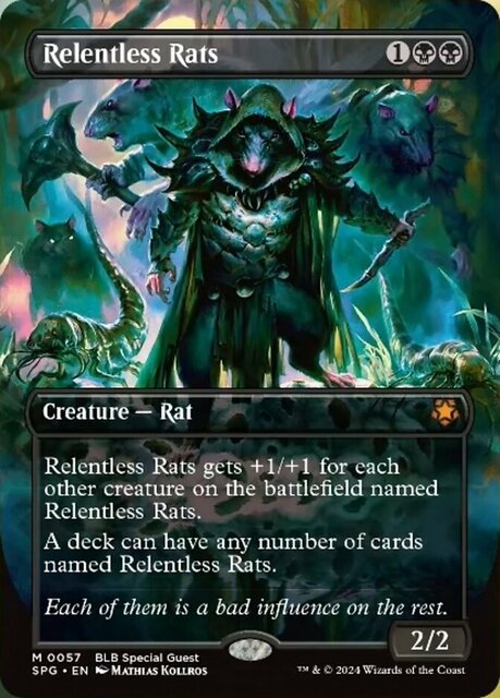 Relentless Rats - Foil - Borderless