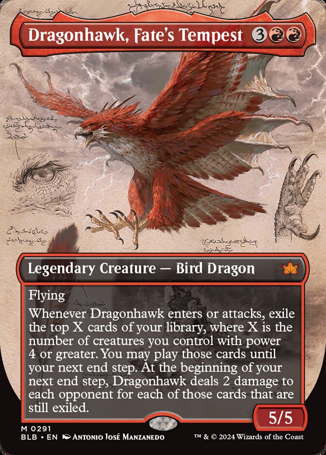 Dragonhawk, Fates Tempest - Borderless