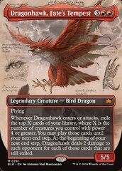 Dragonhawk, Fate's Tempest (0291) (Borderless) - Foil