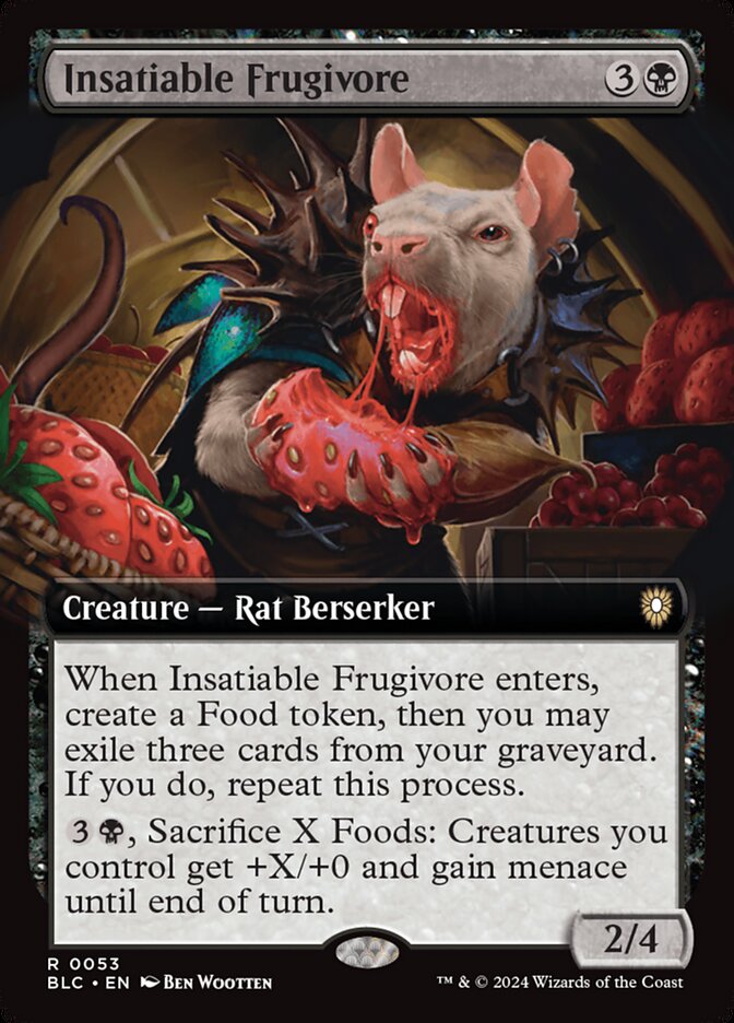 [Deprecated] Insatiable Frugivore - Foil - Extended Art
