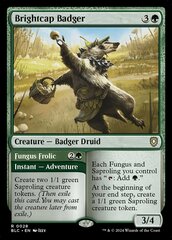 Brightcap Badger // Fungus Frolic - Extended Art