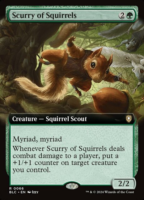 Scurry of Squirrels - Extended Art