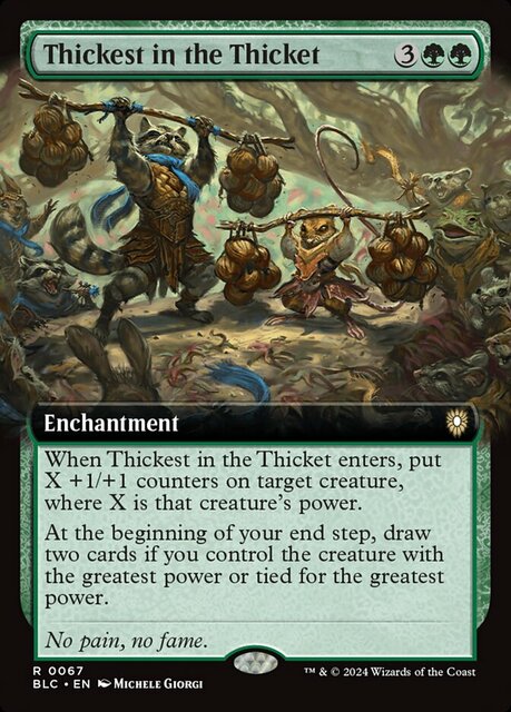 Thickest in the Thicket - Extended Art