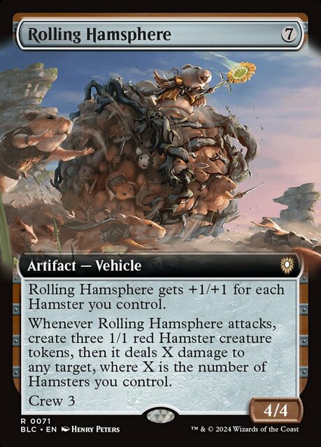 Rolling Hamsphere - Extended Art