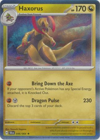 Haxorus - 046/064 - Holo Rare