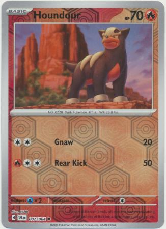 Houndour - 007/064 - Common - Reverse Holo