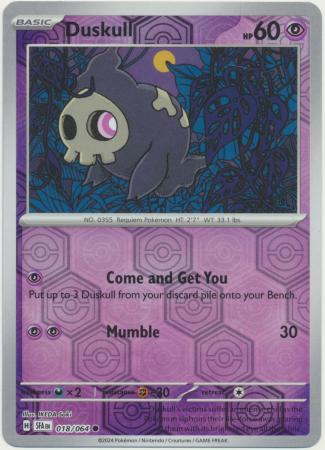 Duskull - 018/064 - Common - Reverse Holo