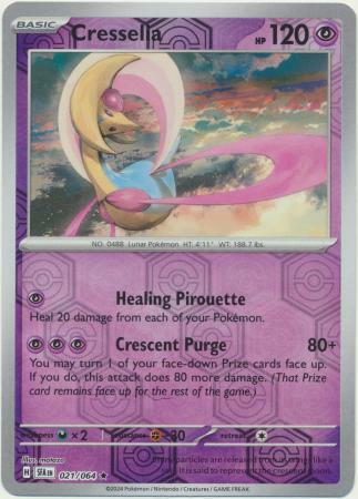 Cresselia - 021/064 - Rare - Reverse Holo